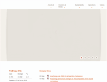 Tablet Screenshot of krisenergy.com